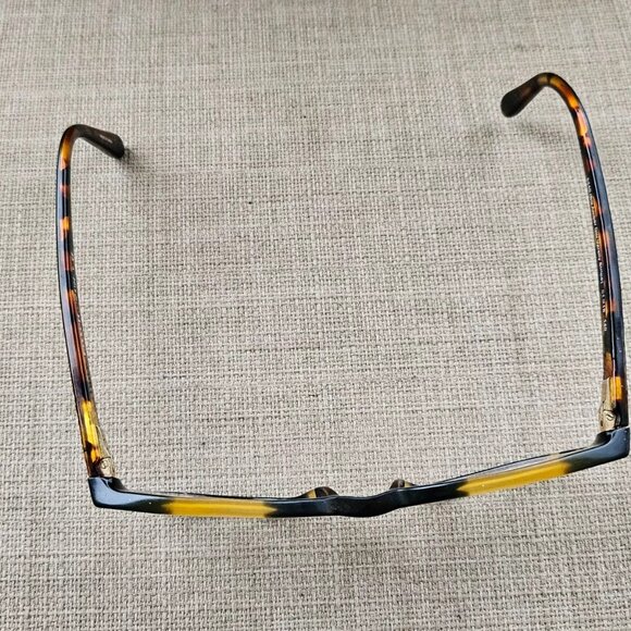 Coach Women Eyeglasses/Glasses Frame HC6102 BLK AMBER GLTR Vasity Stripe Frame - Picture 12 of 12